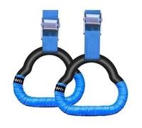 RUHTEUO Ensemble d'anneaux de Gymnastique for Enfants, équipement d'entraînement à Domicile avec Boucle réglable, Anneau Traction rehaussant for l'entraînement Physique(A Blue,Total Length 1M)