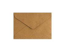 RUHTEUO Faire Part de Mariage Enveloppe for Lettres, 10 pièces, for Invitation de Mariage, en Tissage Chanvre Faire Part de Mariage personnalisé(Brown)