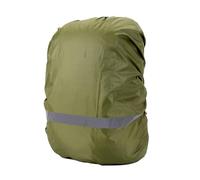 RUHTEUO Housse de Sac à Dos en Tissu Oxford, Housse Pluie Pliable avec Bande réfléchissante sécurité, for Voyage Plein air, XS-XL(Green XL)