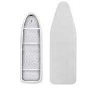 RUHTEUO Housse Table à Repasser Housse de Planche à Repasser 148x55cm, Grande Housse Protection for, antidérapante, épaisse et colorée for Le Nettoyage la Maison Table a Repasser XXL(148X55 Silver)