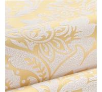 RUHTEUO Papier peint Papier peint damassé 3D en relief, motif floral texturé, for chambre à coucher, salon, décoration d'intérieur(Color4,0.530mx3.0m)