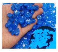 RUHTEUO Pierre Noctilucent Artificielle, 200 pièces, avec Luminescence colorée, Vase d'aménagement paysager for Aquarium, décoration de Trottoir pour Décoration de Vase(Blue)