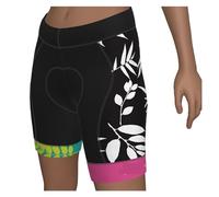 RUHTEUO Shorts de Cyclisme for Femmes, équipement de vélo, vêtements de Course, Peinture, Pantalons de débarras for Femmes(Yellow,XL)