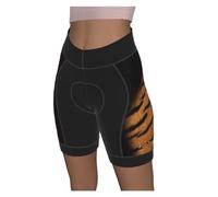 RUHTEUO Shorts de Cyclisme for Femmes, équipement de vélo, vêtements de Course, Peinture, Pantalons de débarras for Femmes(Black,L)
