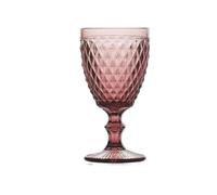 RUHTEUO Vintage Thickened Wine Glasses - Reusable Suitable For Bars, Restaurants, Parties And Elegant Dinners Idéal pour les cocktails longs, les mocktails(Purple 300ML 6pcs)