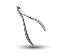 Rui Smiths Coupe Cuticules Professionnelle | Pince à Cuticules de Précision en Acier Inoxydable de Qualité Chirurgicale, Poignée Française, Ressort Unique, Ouverture de 6 mm (Full Jaw)