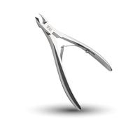 Rui Smiths Pince à Cuticules, Professionnelle, Acier Inoxydable, Poignée Japonaise, Finition Miroir, Double Ressort, Ouverture de 4 mm (Quarter Jaw)