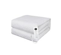 RUIANBAO Coussin chauffant 150 * 80cm Coussin de matelas thermique Table de massage Chauffe-corps Chauffe-lit 3 niveaux de chaleur Sous-couverture (blanc nacré)