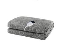 RUIANBAO Couverture chauffante Plaid 2 couches Flanelle Couverture électrique Minuterie chauffante 220V 150 * 75cm Matelas chauffant Chauffe-lit avec 3 réglages de chaleur Chauffe table de massage