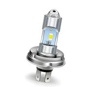 Ruiandsion 1 ampoule LED P45T H5 R2 pour moto DC 12 V 24 V 10 V-80 V Blanc super lumineux Remplacement pour feux de circulation diurnes de moto Scooters Non-polarité Plug and Play