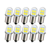 Ruiandsion, 10 pièces, ampoule de remplacement pour lampe torche P13.5S, 4,5V, 6V, lampe frontale, de couleur blanche