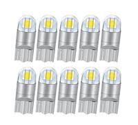 Ruiandsion 10 pièces T10 194 Ampoule LED pour l'intérieur de voiture 24V Blanc W5W Ampoule LED pour l'intérieur de la voiture Lumière du toit,porte,plaque d'immatriculation,Sans polarité