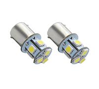 Ruiandsion 1156 Ampoule LED DC 6V Super Bright LED 5050 8SMD Chipsets 6000K remplacement blanc Ampoule pour feu de recul Clignotant Feu arrière (pack de 2)