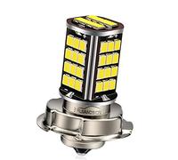 Ruiandsion 1pcs P26S LED Ampoule DC 6V Super Bright 3030 56SMD Chipsets 6000K Blanc LED Ampoule de phares Moto