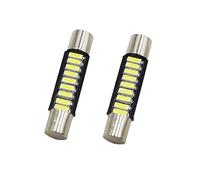 Ruiandsion 29 mm Festoon ampoules LED DC 12 V 4014 9smd Garde toujours 6000 K ampoules pour auto Intérieur dôme carte lampe ampoules Pare-soleil Miroir de courtoisie ampoules LED (lot de 2)