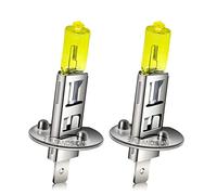 Ruiandsion 2pcs Ampoule H1 Halogène Phare antibrouillard 100W 12V Jaune 64150 12258 Ampoules