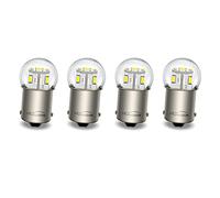 Ruiandsion 4pcs Ampoule LED 1156 48V BA15S 7506 Blanc 3014 12SMD Puces LED Feux arrières LED de recul et de clignotant