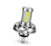 Ruiandsion Ampoule de phare de moto LED P45T 6V blanche Super Bright avec puces LED 2835 54SMD, remplacement pour éclairage de motos et tracteurs, sans polarité.