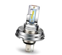 Ruiandsion Ampoule de phare LED P45T H5 R2 jaune DC 10-30 V super lumineuse CSP 4SMD Chipsets LED pour phare avant de voiture moto