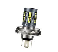 Ruiandsion Ampoule de phare LED R2 P45T jaune citron DC 12-30 V super lumineuse pour phare avant de moto