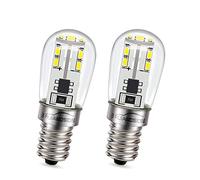 Ruiandsion Ampoule LED E12 12V 24V 10-30V Ampoule Candélabre Blanc 3014 20SMD Chipsets E12 Ampoule LED à vis pour machine à glaçons, distributeur d'eau, lampe à sel (lot de 2)