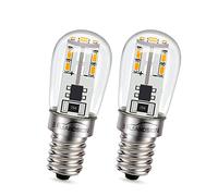 Ruiandsion Ampoule LED E12 12V 24V 10-30V Ampoule Candélabre Blanc Chaud 3014 20SMD Chipsets E12 Ampoule LED à vis pour machine à glaçons, distributeur d'eau, lampe à sel (lot de 2)