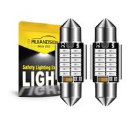 Ruiandsion - Ampoules DEL de 31 mm pour dôme extrêmement brillantes DE3175 DE3021 DE3022 - Ampoules DEL feston sans erreur Canbus - Remplacement pour intérieur de voiture, camion, carte, plafonnier