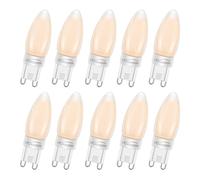 Ruiandsion Ampoules LED G9 à intensité variable,Blanc chaud 2200K,220-240V,4W,4 filaments,Ampoules LED pour la maison,Équivalent à une lampe halogène de 40W,pour lustre intérieur et plafonnier(10PCS)