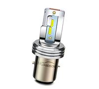 Ruiandsion BA20D H6 LED Ampoule de phare de moto Super Bright AC/DC 9-32V Hi/Lo Beam CSP Chips S2 Kit de conversion d'ampoule pour phare de moto, 6000K Blanc