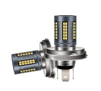 Ruiandsion Bulbe pour Motocyclette LED P45T R2 12V-30V 12V 24V Sans Polarité Super Lumineux 2016 84 Puces SMD Pilote Intégré Bulbe LED Jaune Ambré pour Voiture/Motocyclette Pack de 2