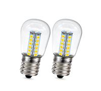 Ruiandsion E17 LED ampoule réfrigérateur 220V AC Blanc chaud 2835 25SMD LED ampoule claire pour congélateur plafond éclairage de la maison (Pack de 2)