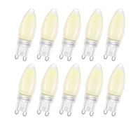 Ruiandsion G9 Ampoule LED dimmable 6000k blanc 220-240V 4w 4 filament LED G9 ampoule domestique équivalent à 40W halogène lampe pour la maison intérieure plafonnier (10pcs)