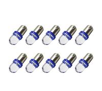 Ruiandsion Lot de 10 ampoules LED BA9S bleues 12 V 1895 1891 53 57 47830 64111 3893 pour intérieur de voiture, plafonnier, carte, plaque d'immatriculation, boîte à gants