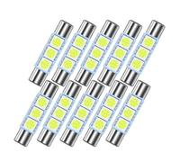Ruiandsion Lot de 10 Ampoules LED Festoon Bleu Glacé, 31mm 12V Remplacement Éclairage Intérieur Voiture pour Lampes Plafonnier Lecture Plaque d'Immatriculation Carte