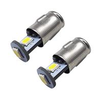Ruiandsion Lot de 2 ampoules LED BA7S 24 V Blanc 3030 3SMD Chipsets Ampoules LED de remplacement pour tableau de bord de voiture