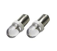 Ruiandsion Lot de 2 ampoules LED blanches 6 V BAX9S H6W 64132 38161 pour intérieur de voiture, plafonnier, carte, plaque d'immatriculation