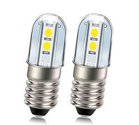 Ruiandsion Lot de 2 ampoules LED E10 blanches 24 V 3030 4SMD puces LED pour phares, lampes torches, lampe de poche, lampe de travail, sans polarité
