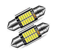 Ruiandsion Lot de 2 ampoules LED extrêmement lumineuses pour plafonniers d'intérieur de voitures, camions DE3175, DE3021, DE3022 - 31 mm - 10-30 V - Blanc