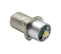 Ruiandsion Lot de 2 ampoules LED P13.5S 3 W 200 lm pour 6 V, 12 V, 24 V, 6 000 K, lumière blanche pour lampe de poche