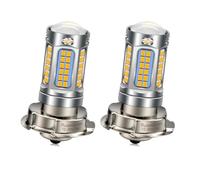 Ruiandsion Lot de 2 ampoules LED P26S chaudes Whtie AC 10 - 30 V, non polarité, super lumineuses 2016 69 SMD