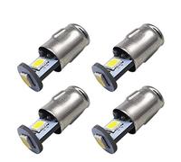 Ruiandsion Lot de 4 ampoules LED BA7S 24 V Blanc 3030 3SMD Chipsets Ampoules LED de remplacement pour tableau de bord de voiture