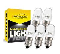 Ruiandsion Lot de 5 ampoules RVB E10 avec effet flash et fondu, lumière LED basse tension 24 V pour décorations de vacances, éclairage d'ambiance, fournitures de fête