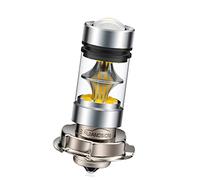 Ruiandsion P26S Ampoule LED pour phare de moto Jaune 10-30 V avec projecteur Super Bright LED Ampoule de rechange pour phare de moto