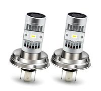 Ruiandsion P45T R2 H5 - Ampoule LED pour moto, 6 V-24 V CA, 6 V, 12 V, couleur blanc super brillant, puces CSP 2SMD, faisceau haut et bas pour phare de voiture, sans polarité, lot de 2