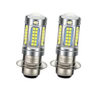 Ruiandsion - phare LED H6M P15D, couleur blanc, AC10-30 V, sans polarité, super brillant, 2016, 69SMD, 1200 lm, pour moto, pack de 2