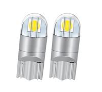 Ruiandsion T10 194 W5W Ampoule 12V Sans polarité 6000K Blanc 200 Lm 3030 2SMD Ampoule à DEL pour l'intérieur de voiture Toit Porte Plaque d'immatriculation Lumière (2 pièces)
