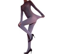 RUIBAVYA Collant Ouvert Femme Entrejambe Sexy Bodystocking Nylon Collant Opaque Combinaison Sexy