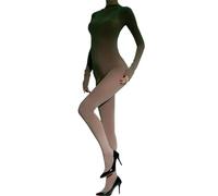 RUIBAVYA Collant Ouvert Femme Entrejambe Sexy Bodystocking Nylon Collant Opaque Combinaison Sexy