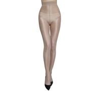 RUIBAVYA Femmes Sheer Sexy Collants Huile Bas Brillant Pantyhose 60D Plus Taille Control Top Ultra Shimmery Collants
