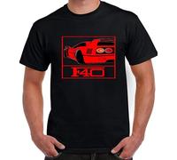 RUIBEITAO Autotee Fan Ferrar F40 Retro Cool Graphic Art Design T-Shirt Black 3XL